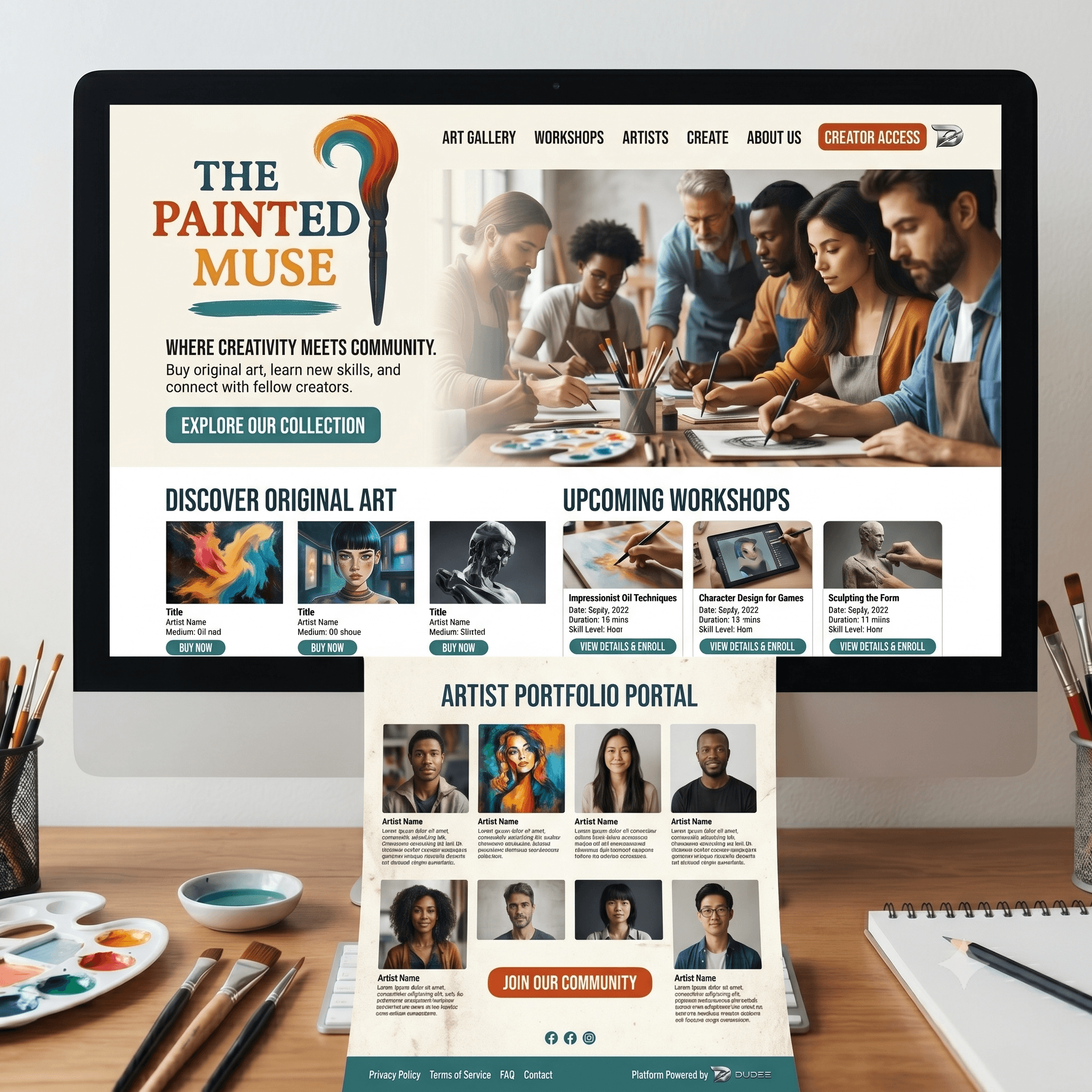 The Painted Muse